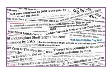 Headlines from Big Polluters on NetZero