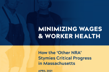 Report cover: Minimizing Wages & Worker Health