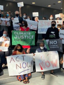 People demand justice and international climate meetings